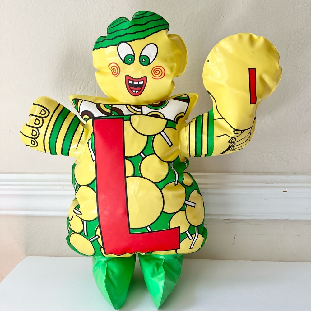 Vintage 1971 The Letter People Inflatable Alphabet 13” Mr L